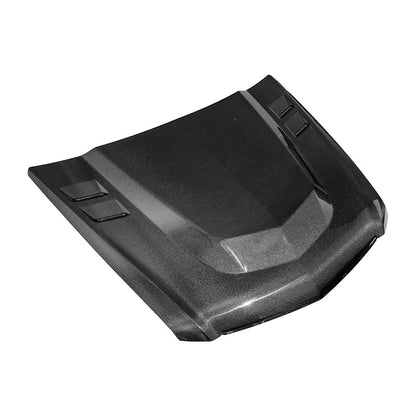 2009-15 Cadillac CTS-V Double Sided CARBON FIBER Middle Vented Front Bumper Hood image 1