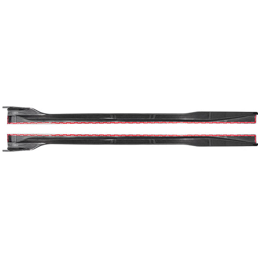 2024-Up Ford Mustang S650 | EOS Performance CARBON FIBER Side Skirts Extension image 2