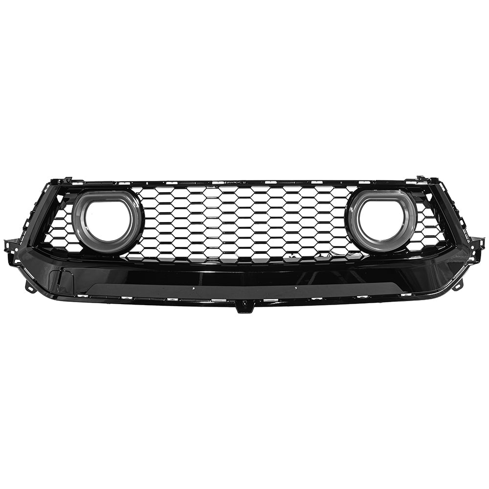 2024-Up Ford Mustang GTV Style Front Upper Grille LED Air Intakes image 2