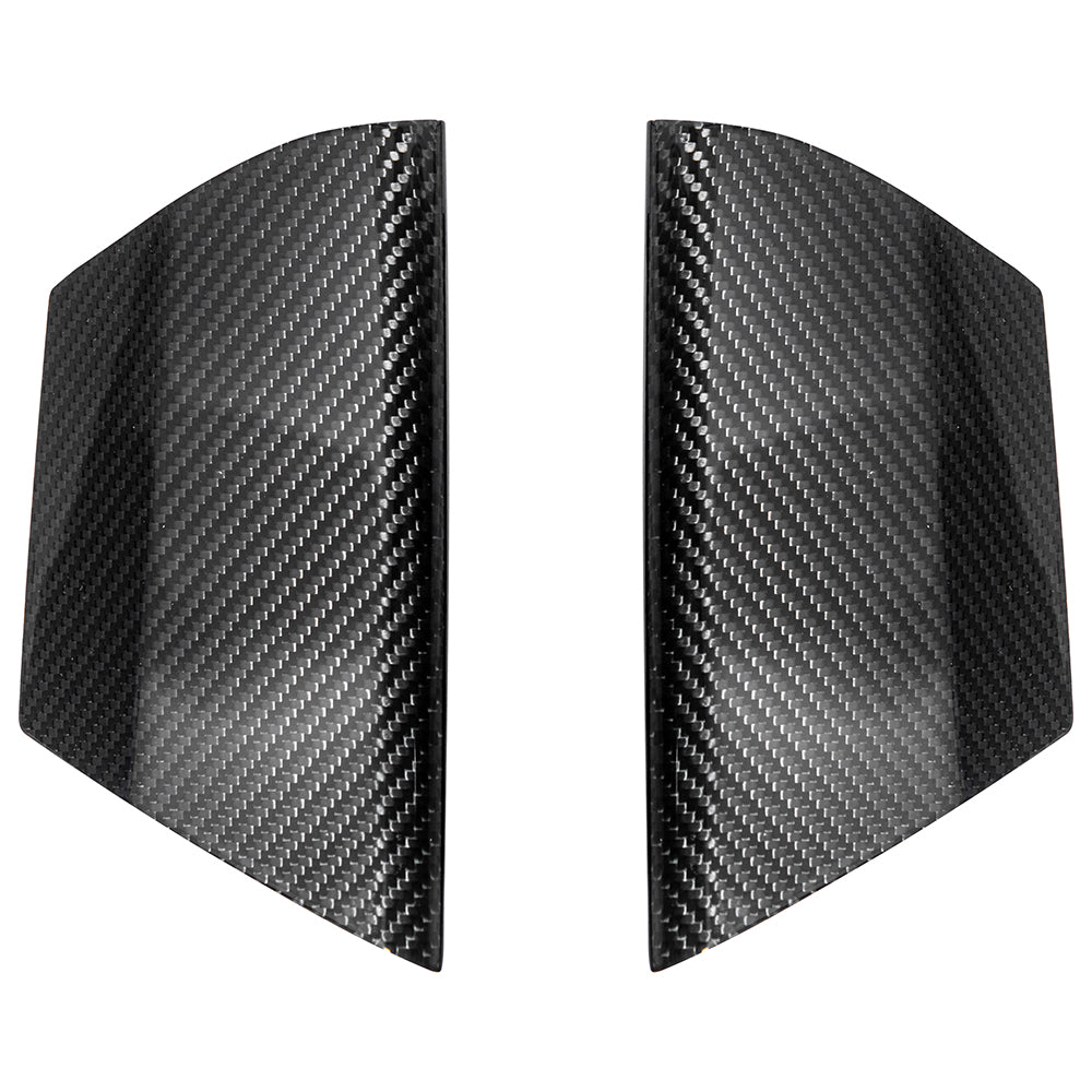 2015-20 Ford Mustang Shelby GT350 DRY Carbon Fiber Front Upper Grille Inserts Pair image 2
