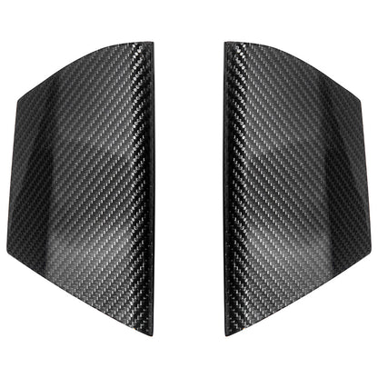 2015-20 Ford Mustang Shelby GT350 DRY Carbon Fiber Front Upper Grille Inserts Pair image 2