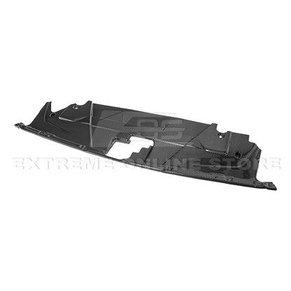 2024+ Ford Mustang DRY CARBON FIBER Radiator Cover image 1