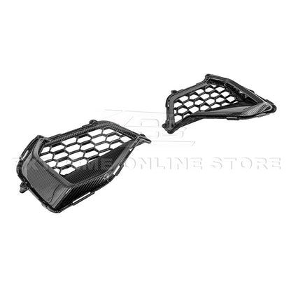 2024+ Ford Mustang GT DRY CARBON FIBER Front Side Grille image 1