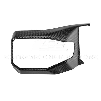 2024-Up Mustang DRY CARBON FIBER AC Outlet Trim Cover image 1