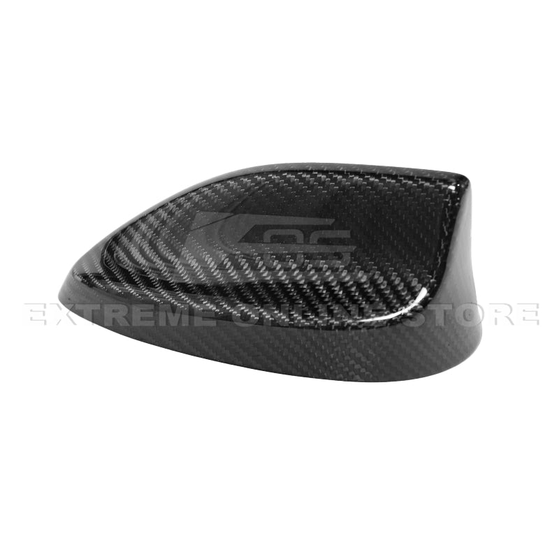 2021-23 Mustang Mach-E DRY Carbon Fiber Shark Fin Roof Antenna Cover image 1