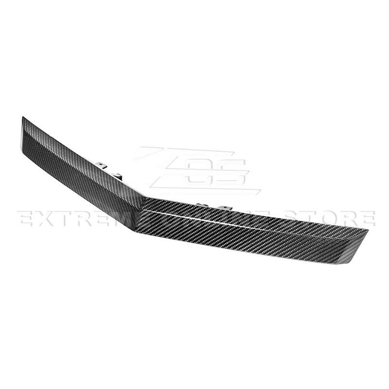 2009-15 CTS-V Coupe DRY CARBON FIBER Rear Deck Lid Applique Trunk Insert image 1