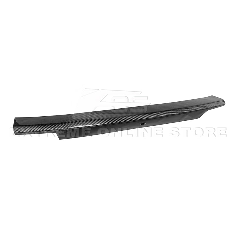 2024+ Ford Mustang Rear DRY CARBON FIBER Decklid Spoiler Panel image 1