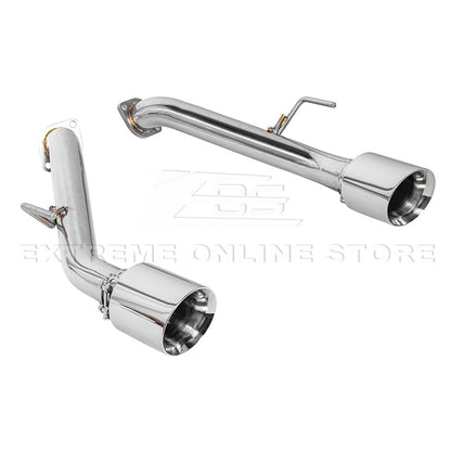 2023-Present Nissan 400Z RZ34 Stainless Steel Muffler Delete Axle Back Dual Tips Exhaust image 1