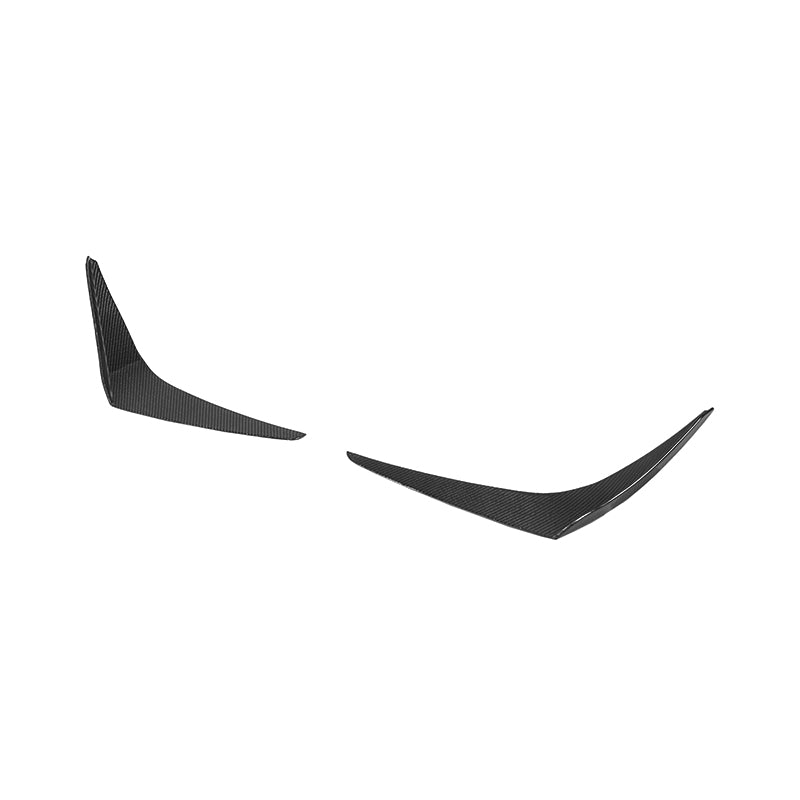 2024+ Ford Mustang GT DRY CARBON FIBER Front Splitter Canards image 1