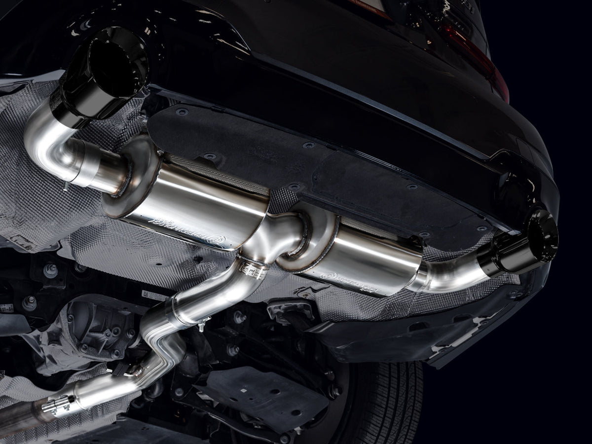 AWE Touring Edition Axle Back Exhaust for BMW G2X 330i/430i - Diamond Black image 8
