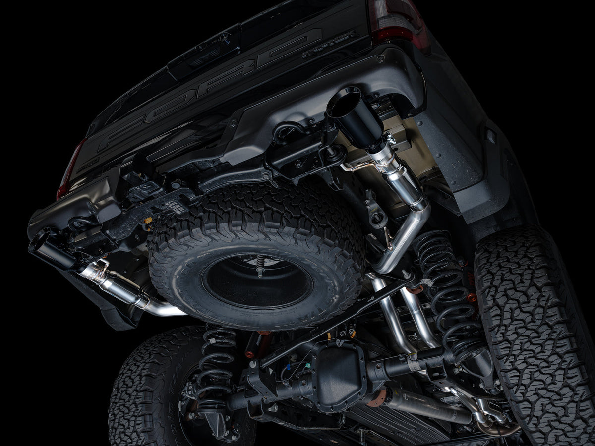 AWE SwitchPath™ Exhaust for Gen 3 Raptor - Diamond Black Tip image 3