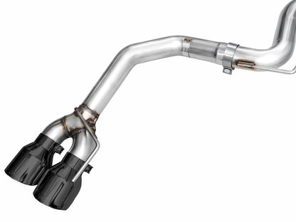 AWE Track Edition Exhaust for S650 Ford Mustang GT Fastback - Quad Diamond Black Tips image 13