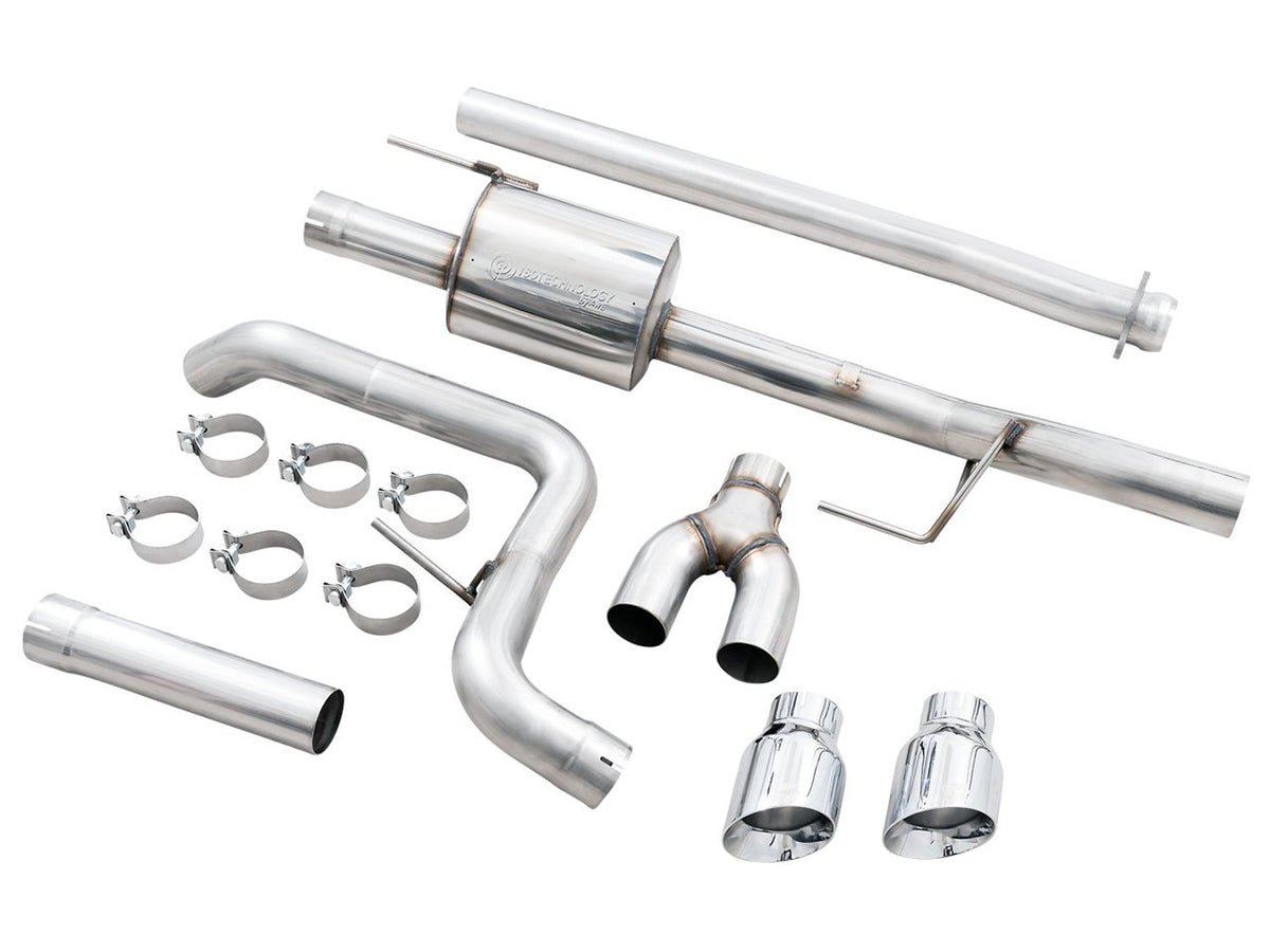 AWE 0FG Dual Side Exit Exhaust for '21+ Ford F-150 - 4.5 Chrome Silver Tips image 11