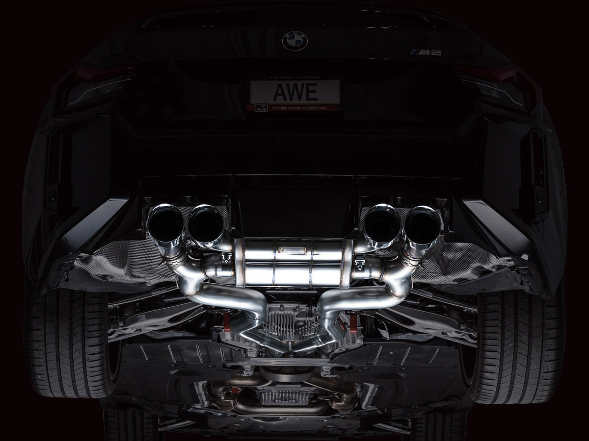 AWE SwitchPath™ Exhaust for BMW G87 M2 - Chrome Silver Tips image 8