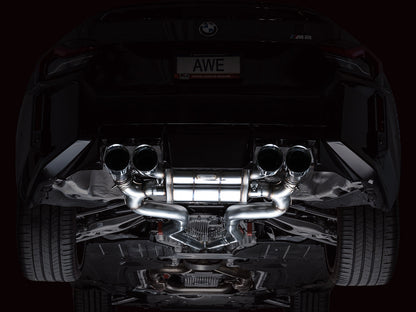AWE SwitchPath™ Exhaust for BMW G87 M2 - Chrome Silver Tips image 8