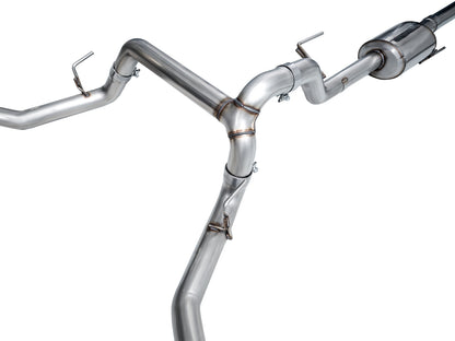 AWE 0FG Non-Resonated Catback for '21+ Ford F-150 Tremor (With Bumper Cutouts) - Chrome Silver Tips image 13