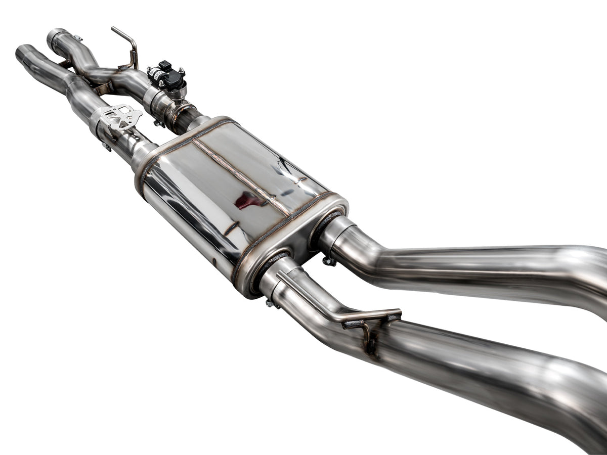 AWE SwitchPath™ Exhaust for Gen 3 Raptor R - Diamond Black Tips image 14