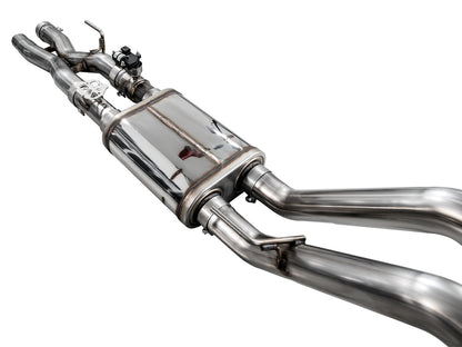 AWE SwitchPath™ Exhaust for Gen 3 Raptor R - Diamond Black Tips image 14
