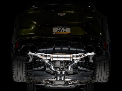 AWE SwitchPath™ Exhaust for Cadillac CT4-V Blackwing - Diamond Black Tips image 8