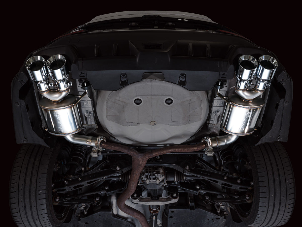 AWE Touring Edition Axleback Exhaust for VB Subaru WRX - Chrome Silver Tips image 8
