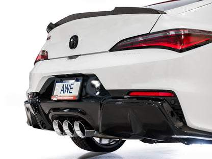 AWE Touring Edition Exhaust for DE5 Integra Type-S - Triple Chrome Silver Tips image 19