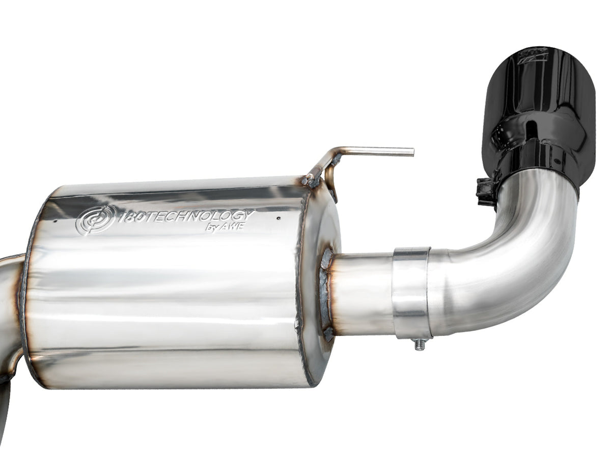 AWE Touring Edition Axle Back Exhaust for BMW G2X 330i/430i - Diamond Black image 11