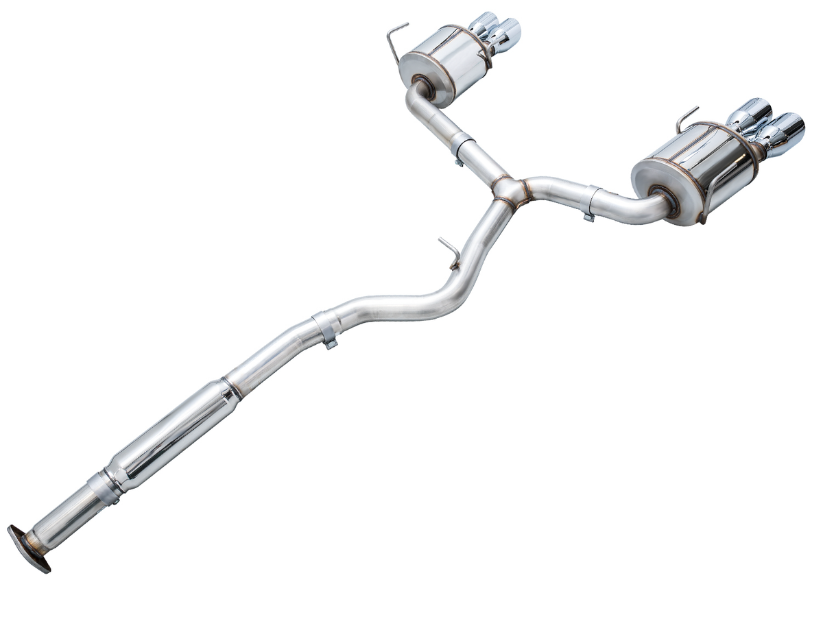 AWE Touring Edition Exhaust for VB Subaru WRX - Chrome Silver Tips image 11