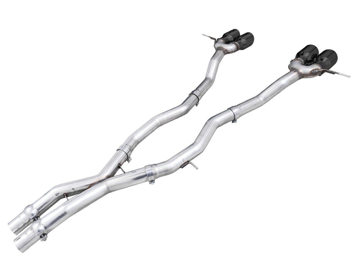 AWE Track Edition Catback Exhaust for BMW G8X M3/M4 - Diamond Black Tips image 8