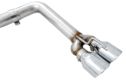 AWE Track Edition Exhaust for 17+ Challenger 5.7 - Chrome Silver Quad Tips image 6