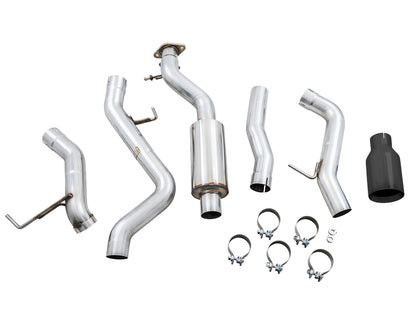 AWE 0FG Catback Exhaust for Ford Bronco with BashGuard™ - Single 5 Diamond Black Tip image 10