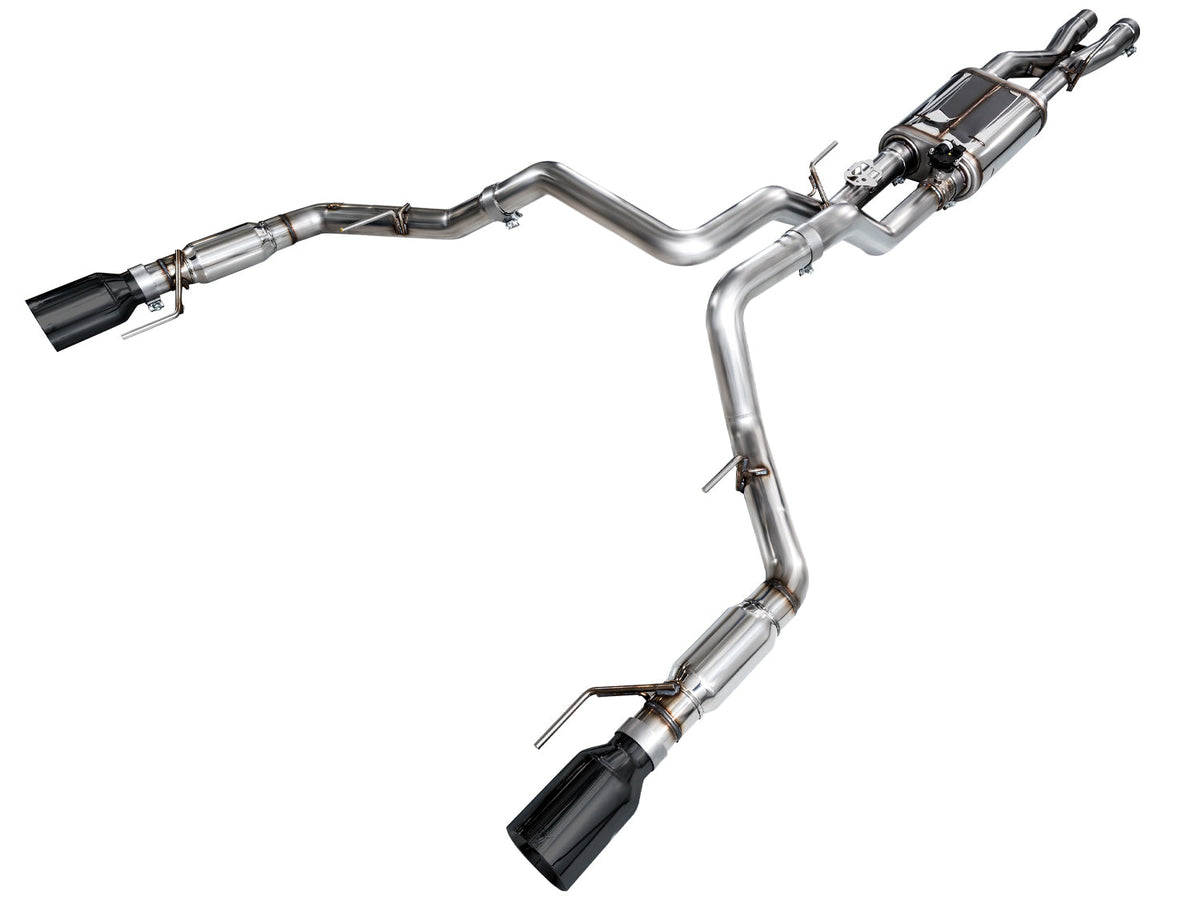 AWE SwitchPath™ Exhaust for Gen 3 Raptor - Diamond Black Tip image 1