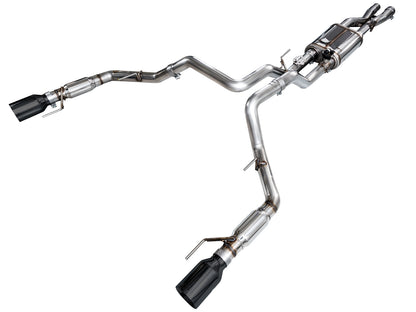 AWE SwitchPath™ Exhaust for Gen 3 Raptor - Diamond Black Tip image 1