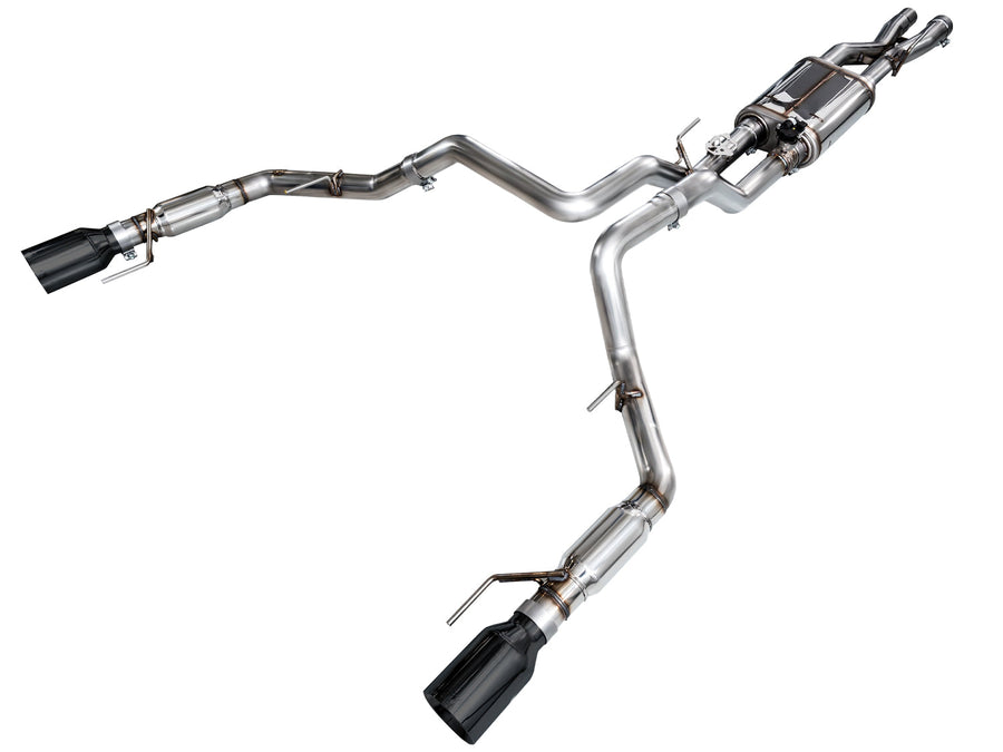 AWE SwitchPath™ Exhaust for Gen 3 Raptor - Diamond Black Tip image 1
