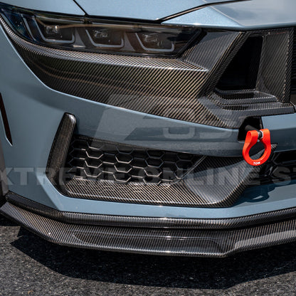 2024+ Ford Mustang Dark Horse DRY CARBON FIBER Front Grille Insert image 9