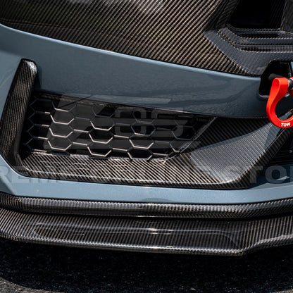 2024+ Ford Mustang Dark Horse DRY CARBON FIBER Front Grille Insert image 10
