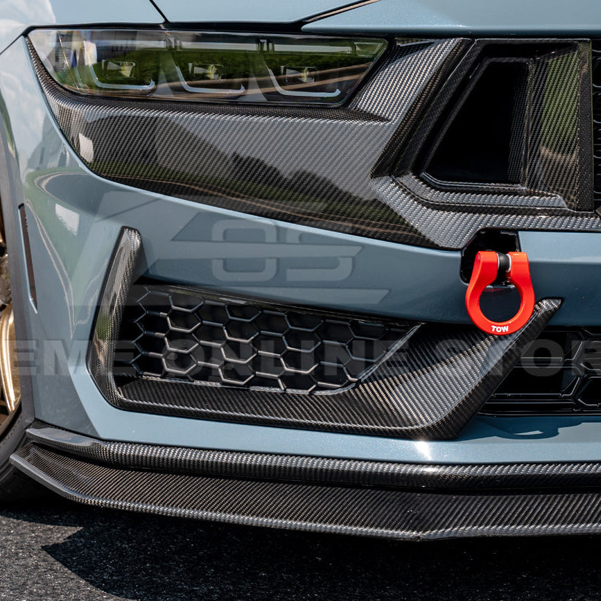 2024+ Ford Mustang Dark Horse DRY CARBON FIBER Front Grille Insert image 48