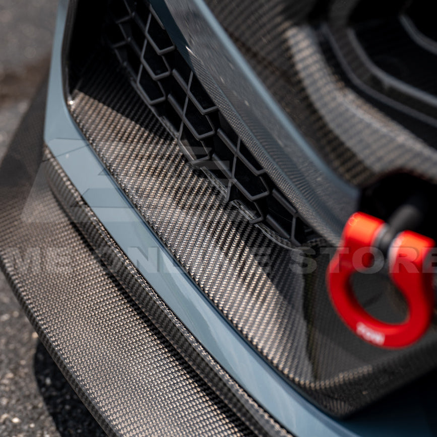 2024+ Ford Mustang Dark Horse DRY CARBON FIBER Front Grille Insert image 50