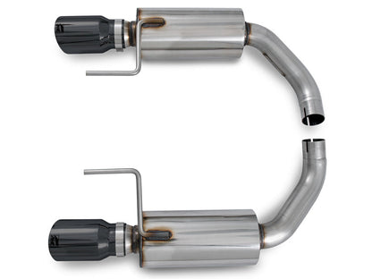 AWE Touring Edition Axle-back Exhaust for S550 Mustang EcoBoost - Diamond Black Tips image 3