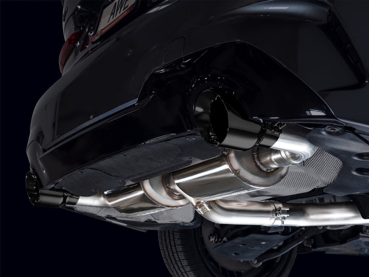 AWE Touring Edition Axle Back Exhaust for BMW G2X 330i/430i - Diamond Black image 4
