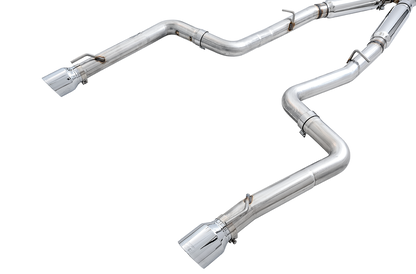 AWE Track Edition Exhaust for 17+ Charger 5.7 - Chrome Silver Tips image 6