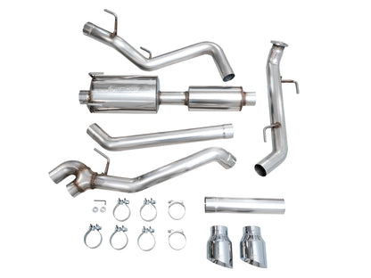 AWE 0FG Exhaust for 4th Gen Toyota Tacoma - Dual Chrome Silver Tips image 14