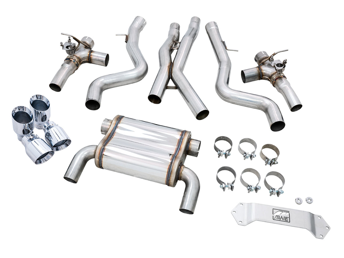 AWE SwitchPath™ Catback Exhaust for BMW F8X M3/M4 - Chrome Silver image 9