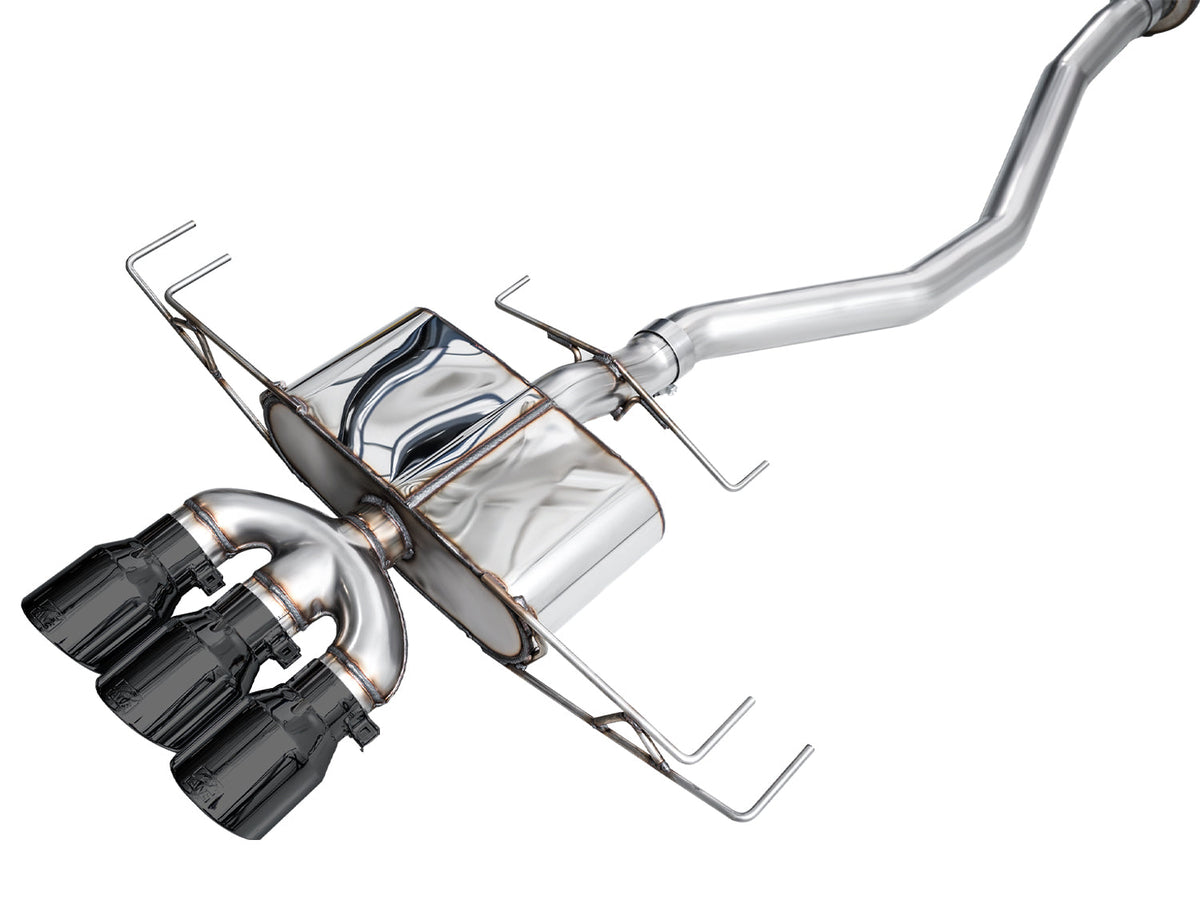 AWE Touring Edition Exhaust for DE5 Integra Type-S - Triple Diamond Black Tips image 16