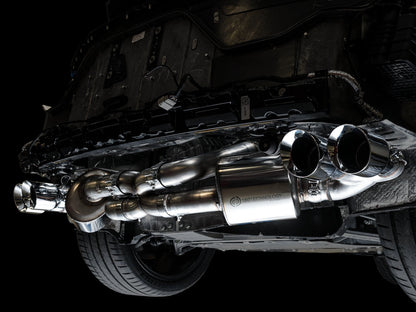 AWE Touring Edition Exhaust for C8 Corvette -- Chrome Silver Tips image 8