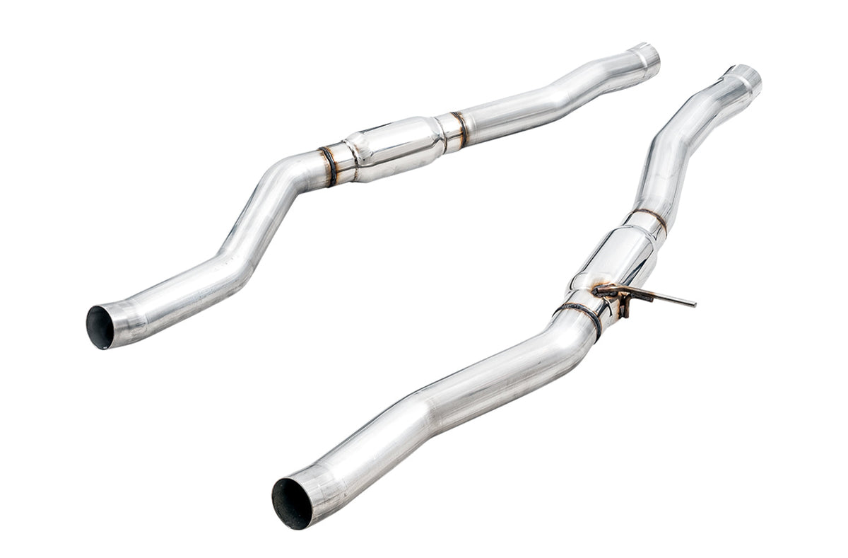 AWE Resonated Touring Edition Exhaust for A90 Supra - 5" Chrome Silver Tips image 9
