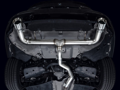 AWE Track Edition Axleback Exhaust for BMW G2X 330i/430i - Chrome Silver image 7