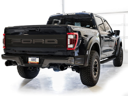 AWE SwitchPath™ Exhaust for Gen 3 Raptor - Diamond Black Tip image 4