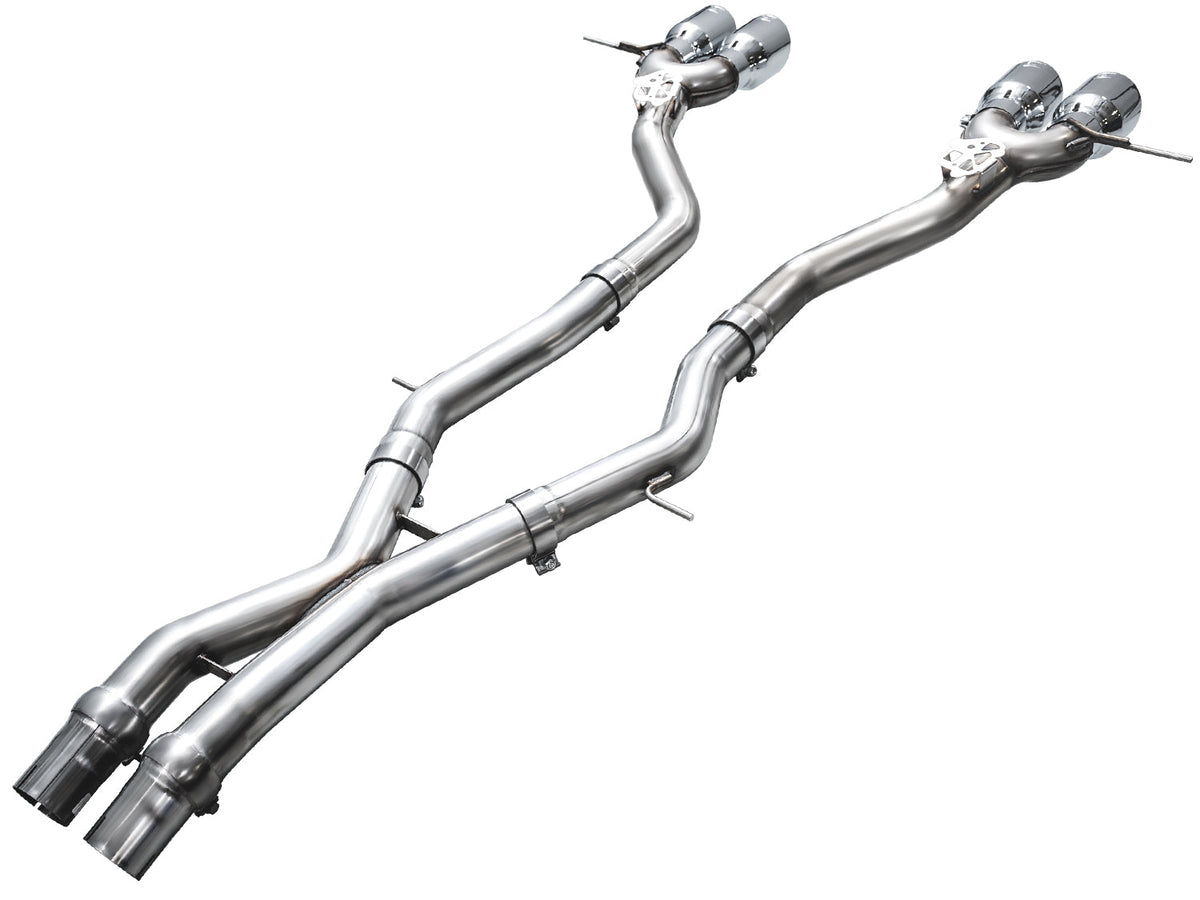 AWE Track Edition Exhaust for BMW G87 M2 - Chrome Silver Tips image 12