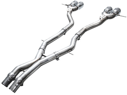 AWE Track Edition Exhaust for BMW G87 M2 - Chrome Silver Tips image 12