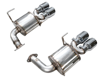 AWE Touring Edition Axleback Exhaust for VB Subaru WRX - Chrome Silver Tips image 10
